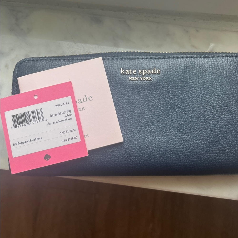 Kate spade navy wallet